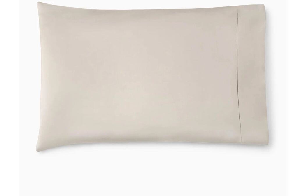 Sferra Giotto 734 Long Staple Cotton Sateen Pillowcases Cases Set Bone STD